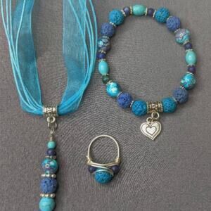 NEW Aromatherapy Diffuser Jewelry Artisan Made Bracelets Rings Earrings Keychain